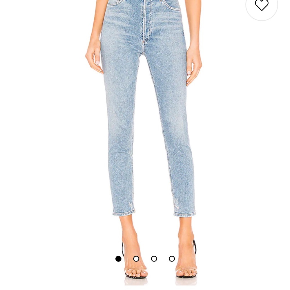 Agolde high rise slim fit embark